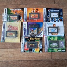 Lot 8 Jeux Gameboy Advence Color Avec Norices Nintendo Zelda Iridion Backtrack 