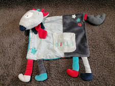 doudou  plat loup mister bouh Sauthon  Etat neuf