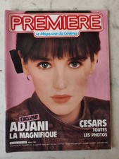 Première Magazine 72 Cinéma adjani césars sans Fiches ou poster 1983