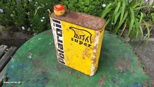 Ancien Bidon D'huile Polaroil  vide. Collection 