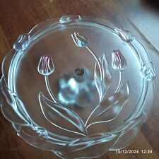 Plat Tarte Verre Moulu Presse Sur Pied