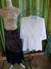 lot jupe noire T3  godets