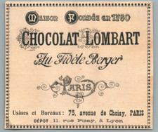 1900 Chocolat Lombart "au