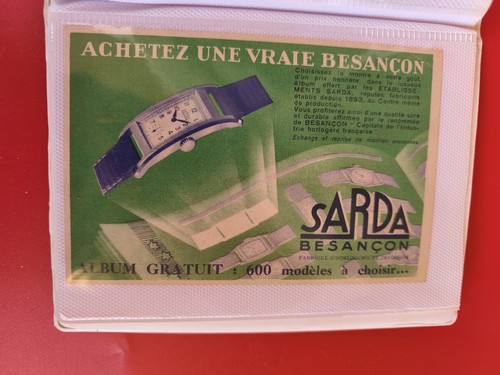 Ancien papier publicitaire
