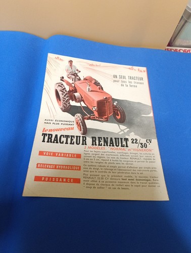 Vintage renault tracteur - renault, 22/30