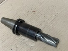 Cône de fraisage SA40 - porte fraise queue CM5 - avec fraise 5 lèvres Ø 30 mm