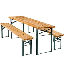 Table Et Bancs Pliables Trois