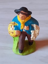 Santon fouque Le Porteur D Ail 6 Cms