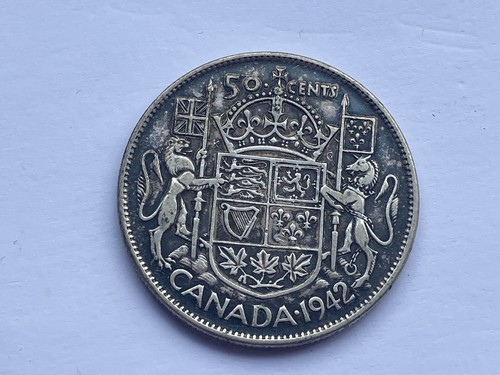 Canada cents 1942 george vi - 50,