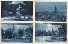 Lot de 4 cartes postales