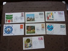 FRANCE - 7 enveloppes 1er jour