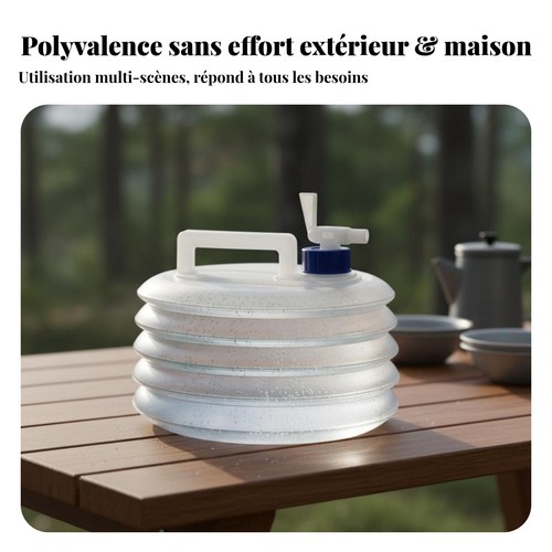 Bidon eau pliable - bidon,