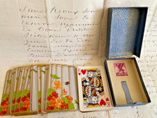 Vintage English Pack by De La Rue Pneumatic Playing Cards Chromo Backs 1937-1952