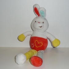 Doudou Lapin Auchan - Coeur