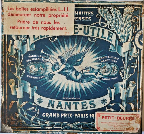 Ancienne boîte tôle - tôle, &