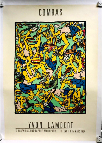 Robert combas affiche - robert,