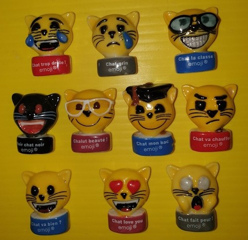 Fève série complète emoji - série,