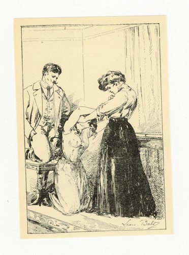 1910 gravure fouet spanking - 1910,