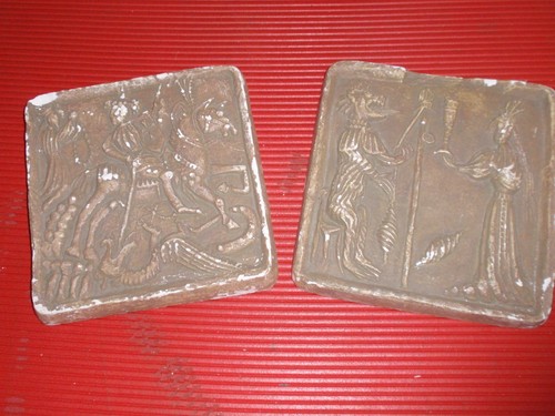 Wall hanging plaques plaster - 2,