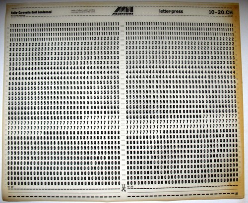 Mecanorma folio - (letraset),