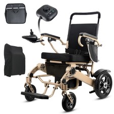 Fauteuil roulant électrique pliable ergonomique, support 26 kg 170 kg...