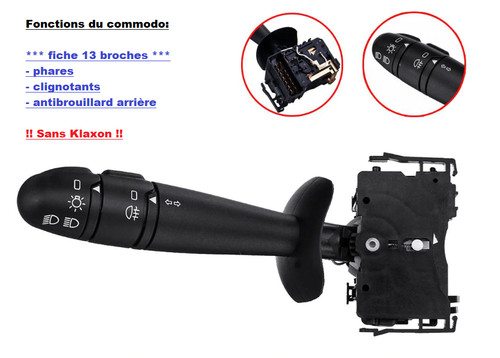 Commande commodo phares - commande,