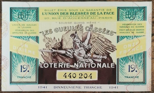 Billet loterie nationale - de,