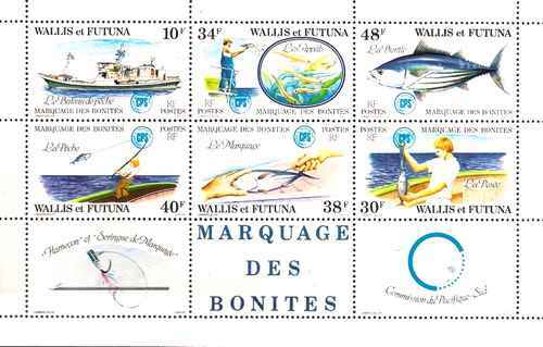Timbres poissons dont - poissons, (dont