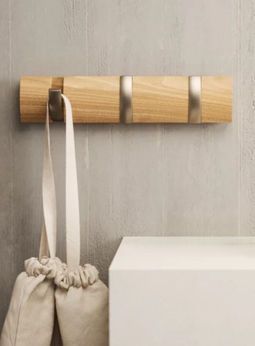 Porte manteau bois naturel - manteau,
