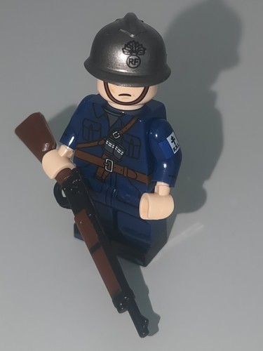 Ww2 french soldier minifigure - soldier,