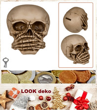 Tirelires 3 Singes Nichts Dire Mort Design Polyresin Dimensions Env. 15x11x10cm