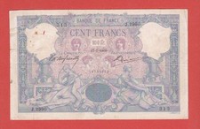 (Ref: J.299 ) BILLET 100 FRANCS BLEU ET ROSE 27/07/1900  (TB+)  DATE TRÈS RARE 