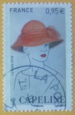 FRANCE 2018 - Oblitéré  YT 5277  " Chapeaux féminins: CAPELINE "  CACHET  ROND
