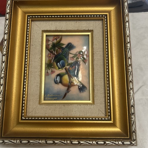 Tableau emaux sur cuivre - sur,