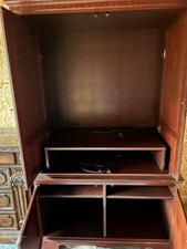 Dark Wood Armoire, 4 Doors, 2