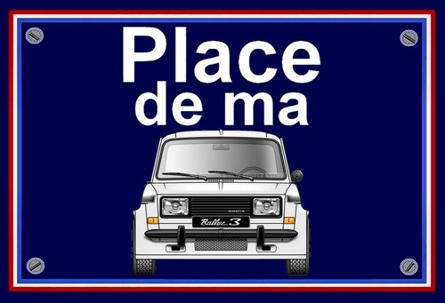 Plaque place ma simca - place, de