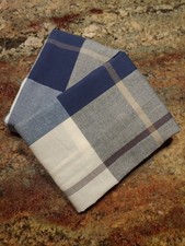 2 IKEA Kustruta Blue & Tan