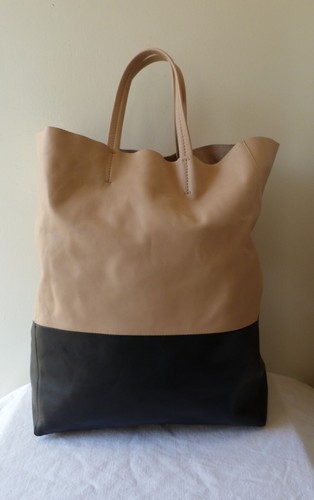 Grand sac cabas - , cuir