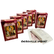 6 Boites de Henné Auburn Coloration Cheveux Poudre NJD