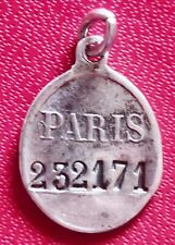 XIX è - Rare Médaille Argent 20x14,5 mm - Ville De Paris Enfant Trouvé N°232171