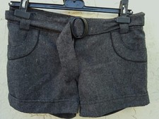 Adorable short hiver gris Mim