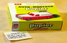 BOITE REPRO VIDE PUPIER PEUGEOT 403 COMMERCIALE