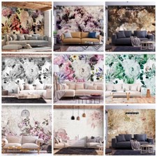 PIVOINES FLEURS Papier peint