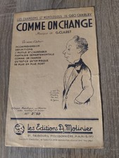 partitions anciennes Comme On Change Geo Charley