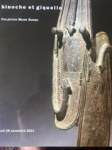 Catalogue vente art afrique - catalogue,