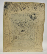 Dessin XXème siècle - Scène