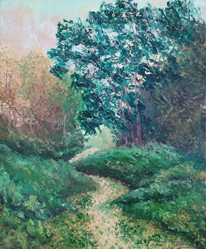 Tableau huile sur toile - ,