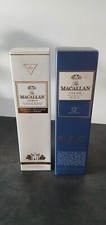 2 boîtes vides whisky en carton Macallan