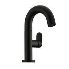 NABER Mélangeur Monocycle Sottile 1 Salle De Bain En Noir Mat Slim 5011294