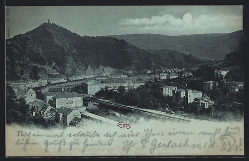 Carte postale clair lune - postale, de